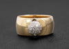 Tapered Wide Band with Diamond Ball, Paloma Picasso Ring by Tiffany & Co in 18K Yellow Gold and Platinum