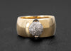 Tapered Wide Band with Diamond Ball, Paloma Picasso Ring by Tiffany & Co in 18K Yellow Gold and Platinum
