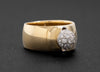 Tapered Wide Band with Diamond Ball, Paloma Picasso Ring by Tiffany & Co in 18K Yellow Gold and Platinum