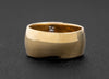 Tapered Wide Band with Diamond Ball, Paloma Picasso Ring by Tiffany & Co in 18K Yellow Gold and Platinum