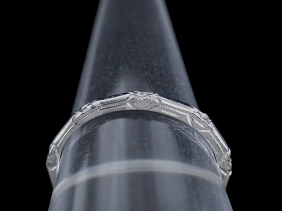 The Amelia Band in 14K White Gold