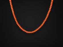  Coral Strand with Gold Filled Clasp 18"