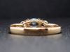 The Elaina Aquamarine and Diamond Ring in 14K Yellow Gold