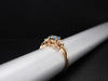 The Elaina Aquamarine and Diamond Ring in 14K Yellow Gold