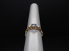 The Elaina Aquamarine and Diamond Ring in 14K Yellow Gold