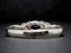 The Elaina Sapphire and Diamond Ring in 14K White Gold