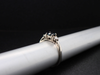 The Elaina Sapphire and Diamond Ring in 14K White Gold