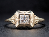 The Elwyn Diamond Engagement Ring in 14K Yellow Gold