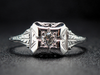 The Elwyn Diamond Engagement Ring in 14K White Gold