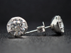 The "Georgian" Eras Lab Diamond Stud Earrings in Platinum