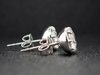 The "Georgian" Eras Lab Diamond Stud Earrings in Platinum