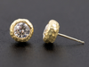 The "Ancient" Eras Lab Diamond Stud Earrings in 18K Yellow Gold