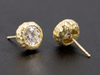 The "Ancient" Eras Lab Diamond Stud Earrings in 18K Yellow Gold