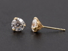 The "Art Nouveau" Eras Lab Diamond Stud Earrings in 14K Yellow Gold