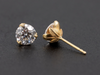 The "Art Nouveau" Eras Lab Diamond Stud Earrings in 14K Yellow Gold