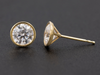 The "Retro" Eras Lab Diamond Stud Earrings in 14K Yellow Gold