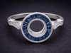 The Fairway Semi-Mount Sapphire in 14K White Gold
