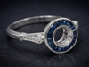 The Fairway Semi-Mount Sapphire in 14K White Gold