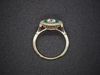 The Gibson Emerald and Diamond Ring in 14K Yellow Gold