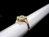 The Gibson Emerald and Diamond Ring in 14K Yellow Gold
