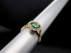 The Gibson Emerald and Diamond Ring in 14K Yellow Gold
