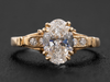 The Hathaway IGI Certified Oval-Cut Lab Diamond Engagement Ring