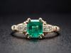 The Hathaway Emerald Sapphire and Diamond Ring