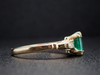 The Hathaway Emerald Sapphire and Diamond Ring