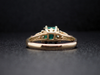 The Hathaway Emerald Sapphire and Diamond Ring