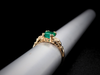 The Hathaway Emerald Sapphire and Diamond Ring
