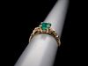 The Hathaway Emerald Sapphire and Diamond Ring