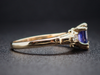 The Hathaway Purple/Blue Sapphire and Diamond Ring
