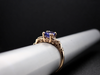 The Hathaway Purple/Blue Sapphire and Diamond Ring