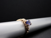 The Hathaway Purple/Blue Sapphire and Diamond Ring