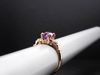 The Hathaway Purple/Pink Sapphire and Diamond Ring