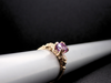 The Hathaway Purple/Pink Sapphire and Diamond Ring