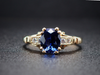 The Hathaway Blue Sapphire and Diamond Ring