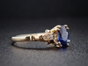 The Hathaway Blue Sapphire and Diamond Ring