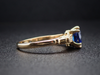 The Hathaway Blue Sapphire and Diamond Ring