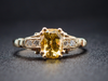 The Hathaway Yellow Sapphire and Diamond Ring