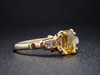 The Hathaway Yellow Sapphire and Diamond Ring