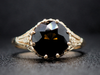 The Kennedy Dravite Tourmaline Ring in 14K Yellow Gold