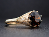 The Kennedy Dravite Tourmaline Ring in 14K Yellow Gold