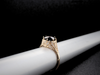 The Kennedy Dravite Tourmaline Ring in 14K Yellow Gold