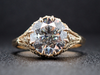 The Kennedy Diamond Engagement Ring in 14K Yellow Gold GIA Certified
