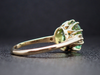 The Layla Green Tourmaline and Diamond Ring in 14K Yellow Gold