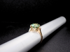 The Layla Green Tourmaline and Diamond Ring in 14K Yellow Gold