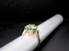 The Layla Green Tourmaline and Diamond Ring in 14K Yellow Gold
