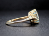 The Layla Aquamarine and Diamond Ring in 14K Yellow Gold