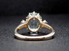 The Layla Aquamarine and Diamond Ring in 14K Yellow Gold